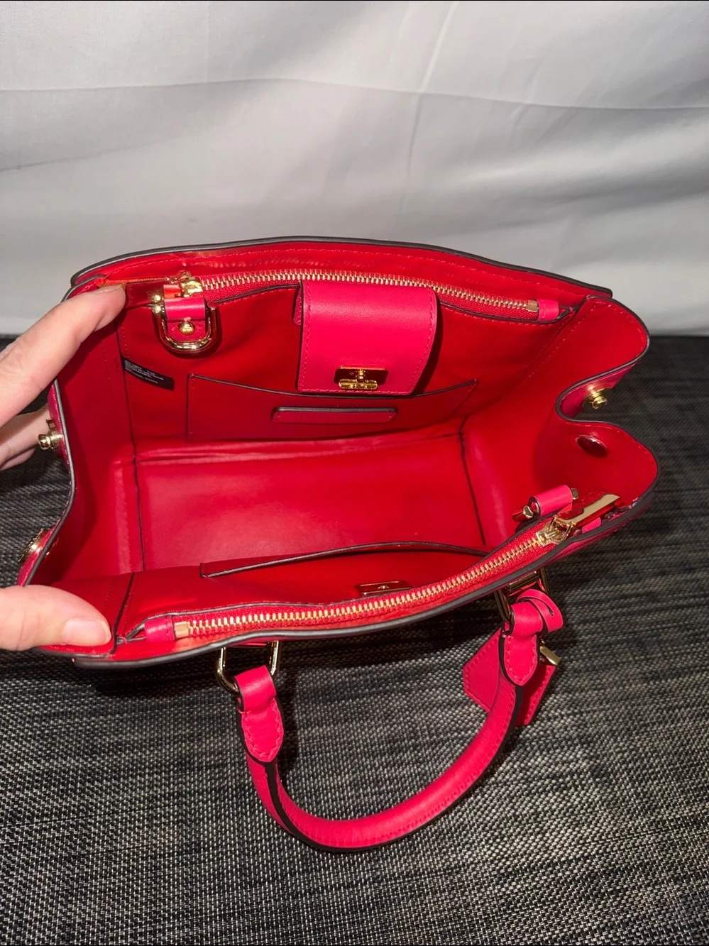 Michael Kors Benning Medium Leather Satchel